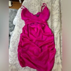 Pink Cutout Dress